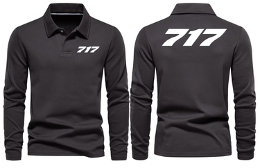 BOEING 717 LONG SLEEVE POLO